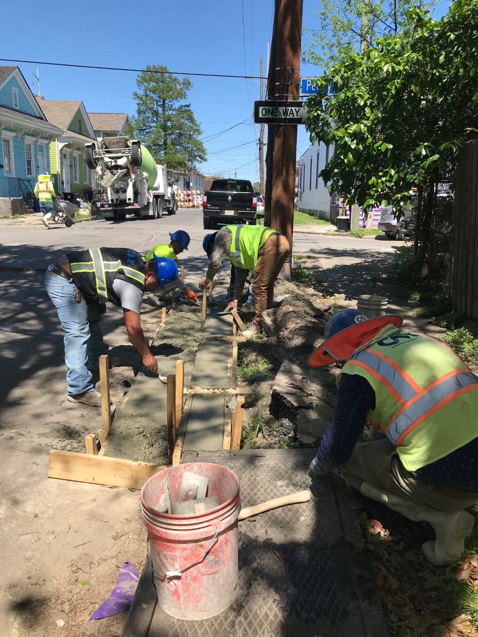 MID-CITY GROUP A REACHES MORE THAN 90 PERCENT COMPLETION OF PAVING WORK 