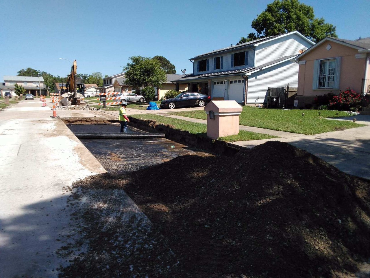 PAVING OPERATIONS CONTINUE ON THE LITTLE WOODS GROUP A PROJECT