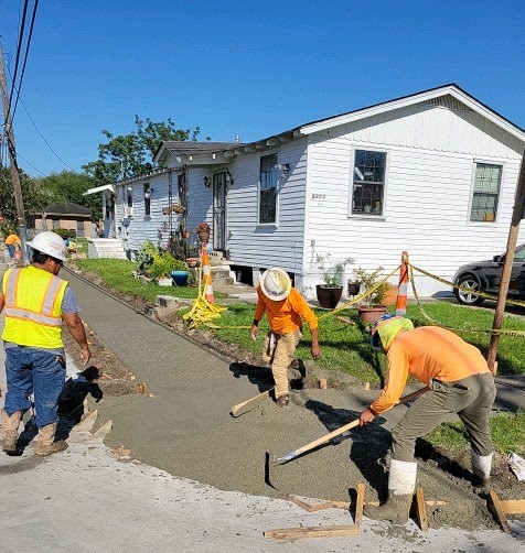 ST. BERNARD GROUP A CONTINUES PAVEMENT OPERATIONS AND NEW WATERLINE SYSTEM OPERATIONS