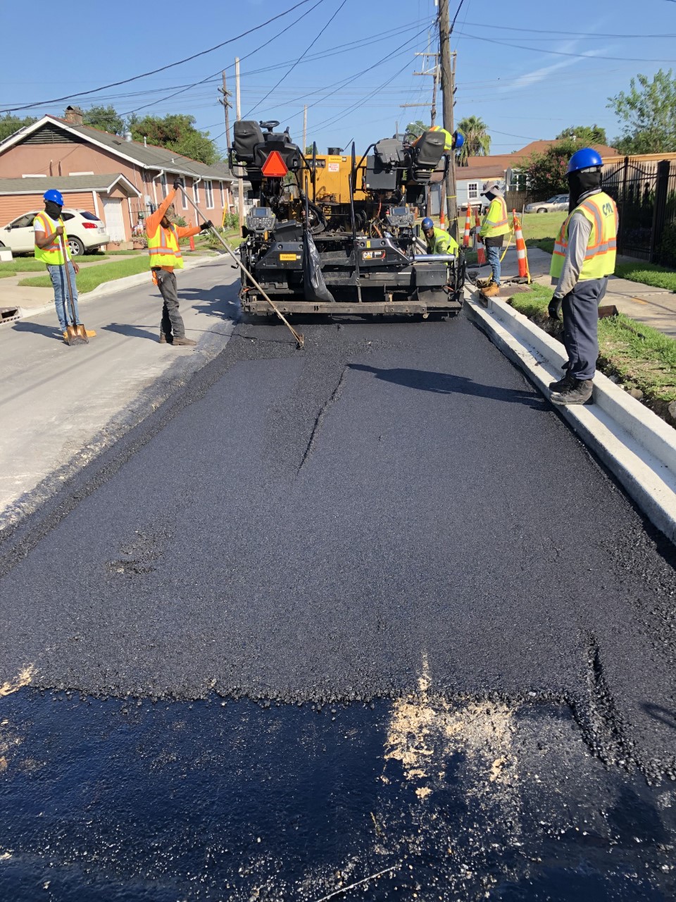 HOLLYGROVE GROUP B CREWS BEGAN UNDERGROUND UTILITY REPLACEMENTS
