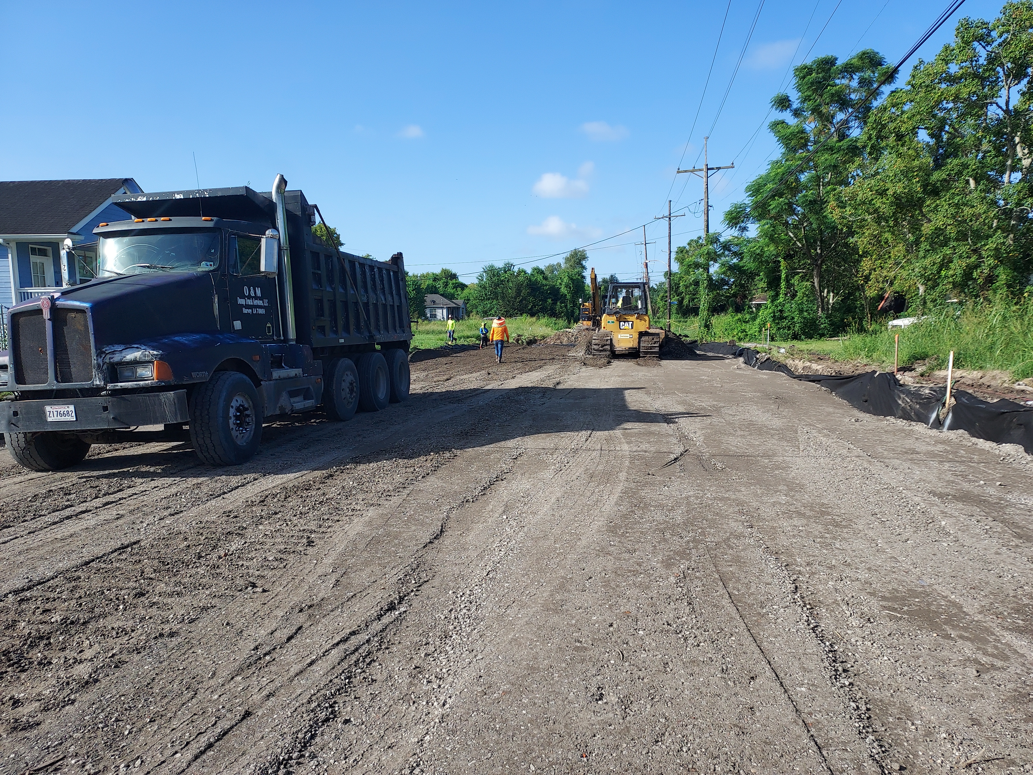 WATERLINE WORK UNDERWAY ON LOWER NINTH WARD SOUTH GROUP A