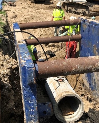 ST CLAUDE GROUP E PROGRESSING WITH SEWER AND WATERLINE REPLACEMENTS