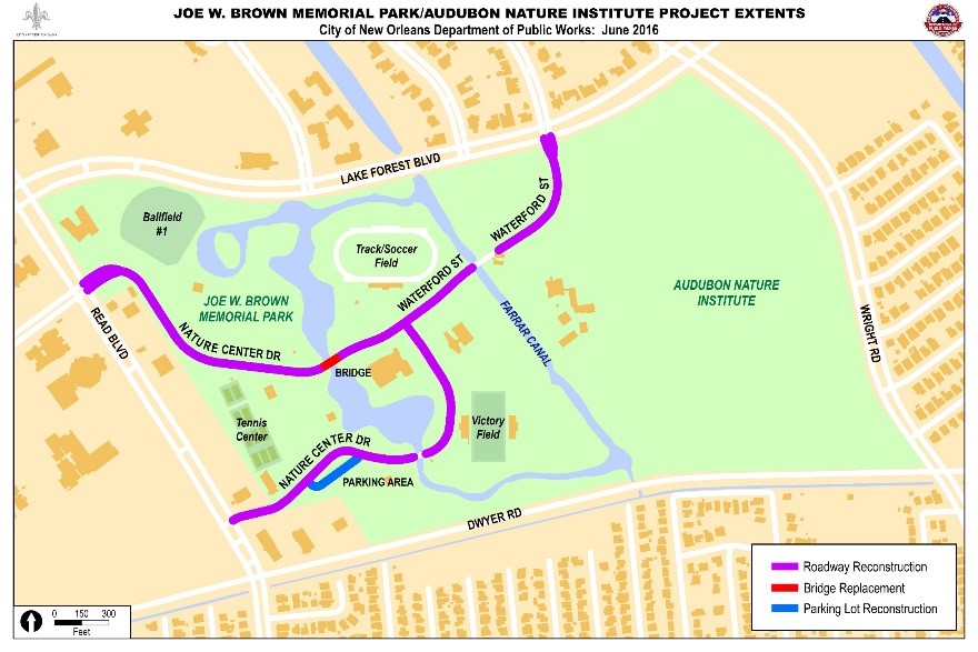 Joe Brown Park Bridge Construction over North Lagoon scheduled to begin in May