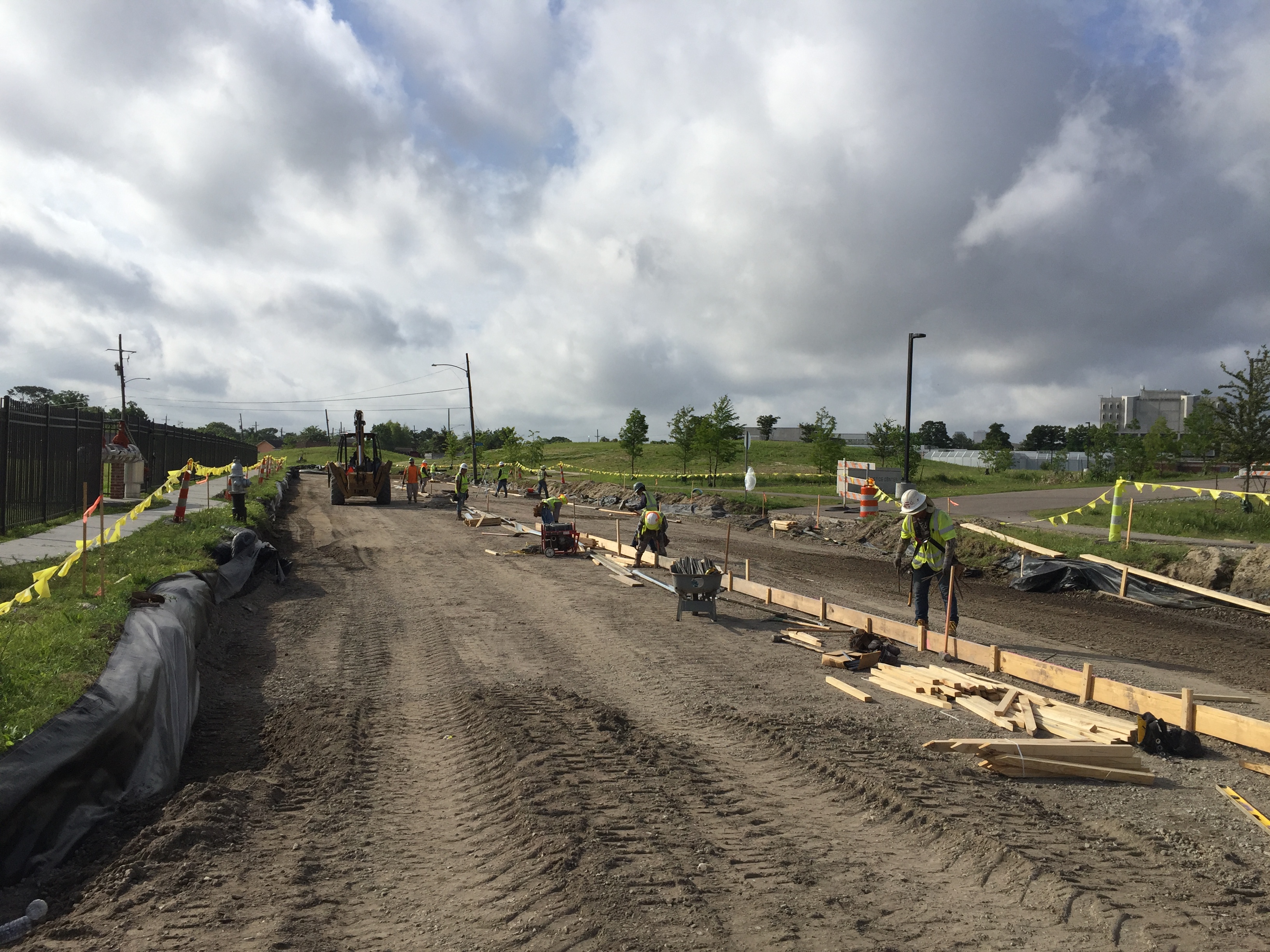 Youth Study Center Streets project progressing on schedule