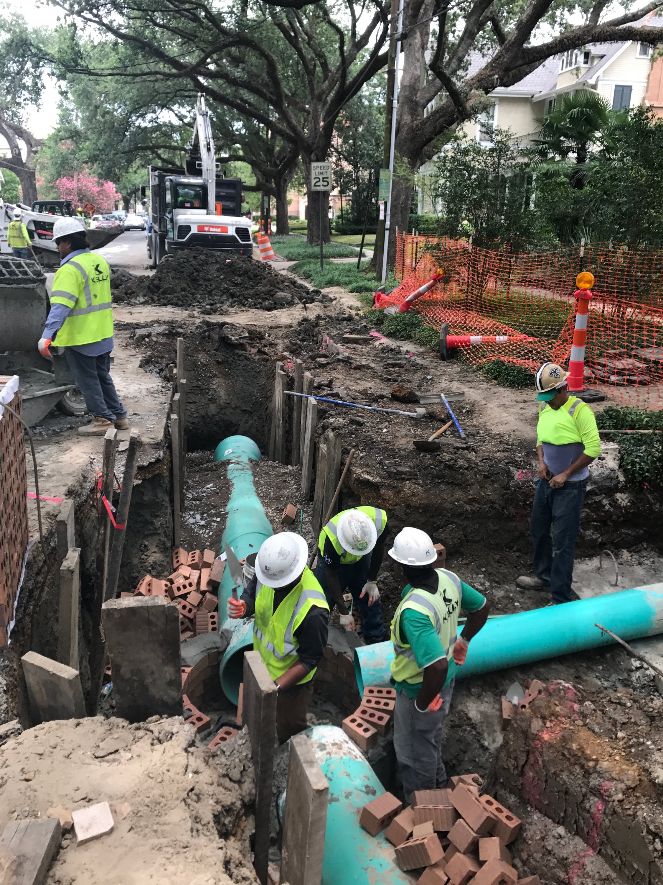 Henry Clay drainage improvement project underway