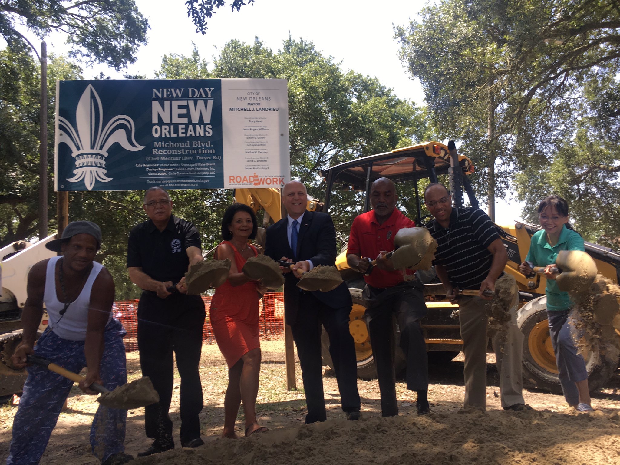 Michoud Blvd. reconstruction project 10 percent complete