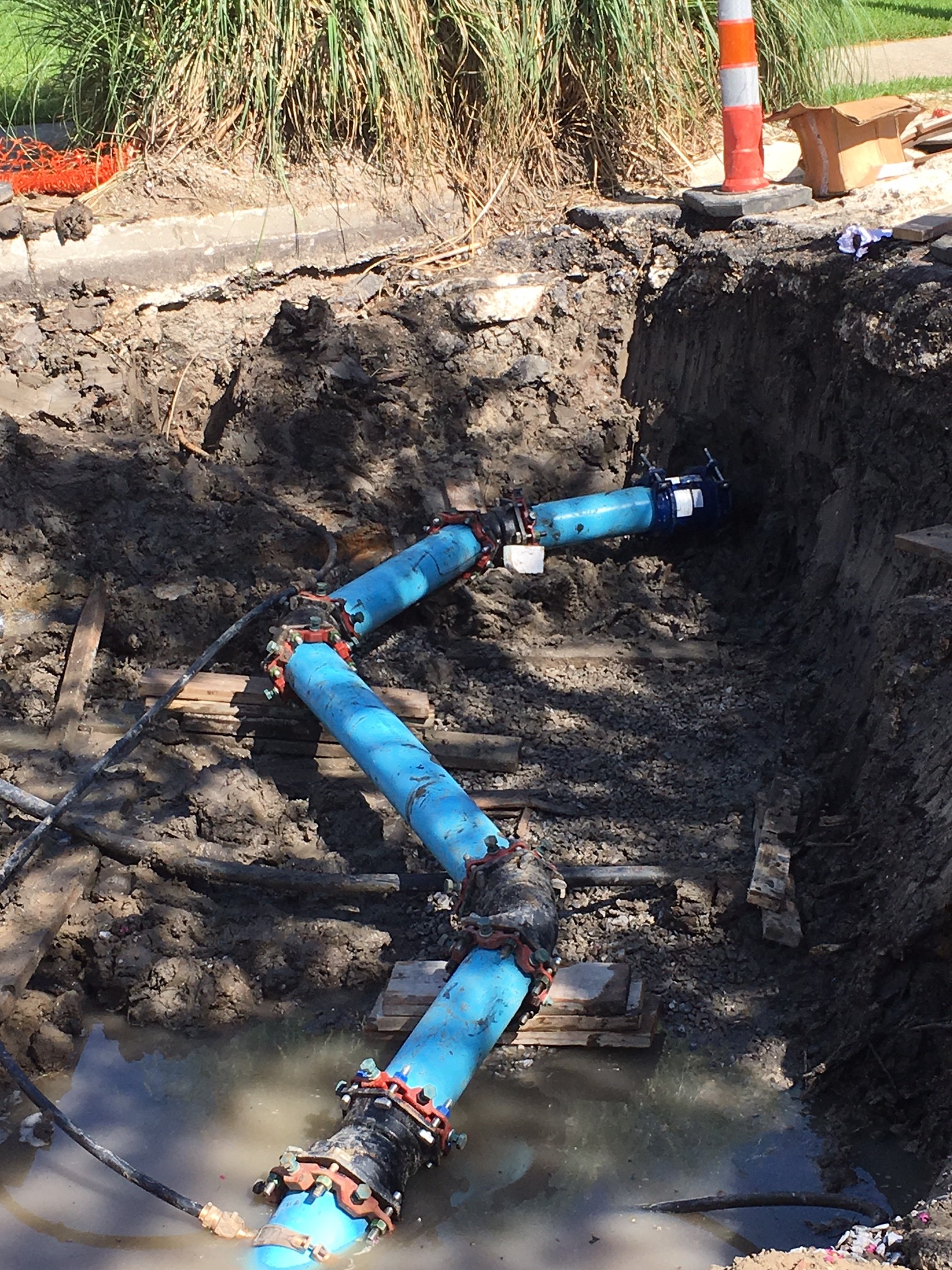 Substantial underground utility work moves S. Johnson & Melodia Ct. Full Reconstruction Project closer to completion