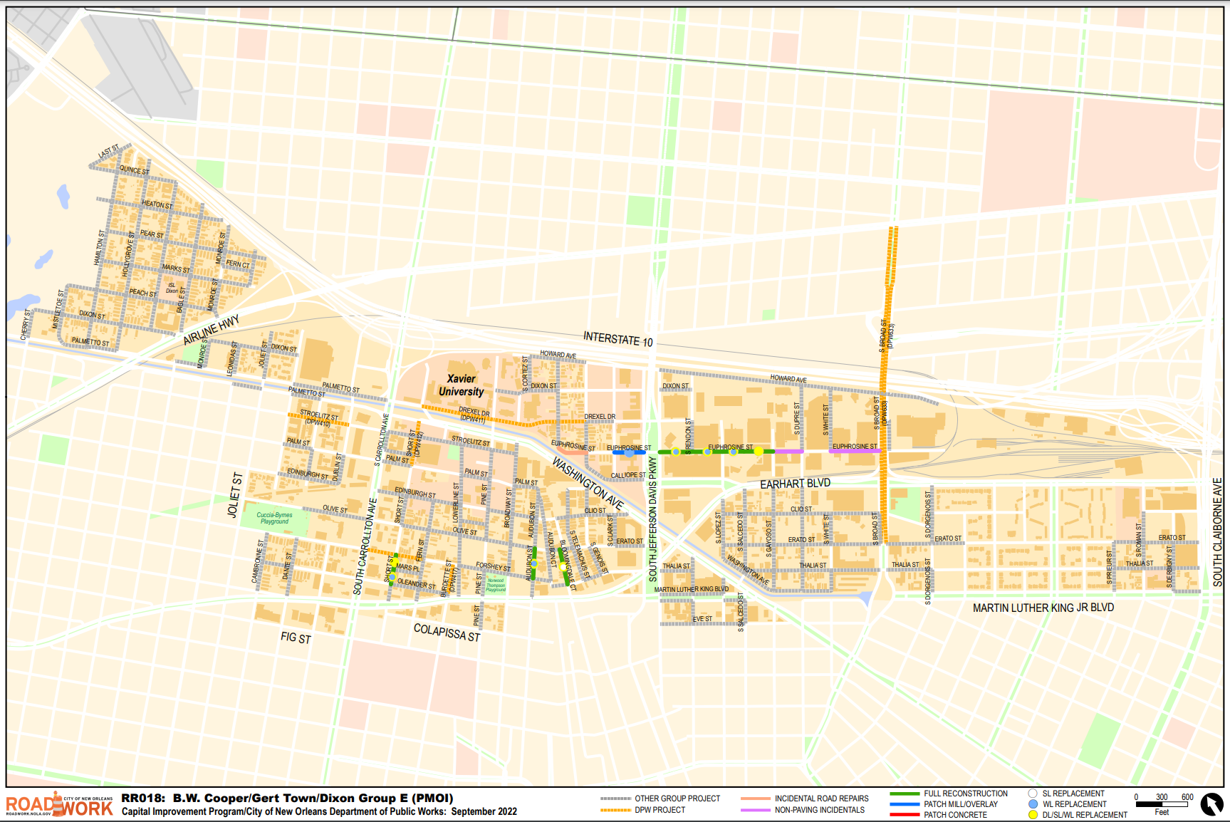Map of BW Cooper, Gert Town, Dixon Group E