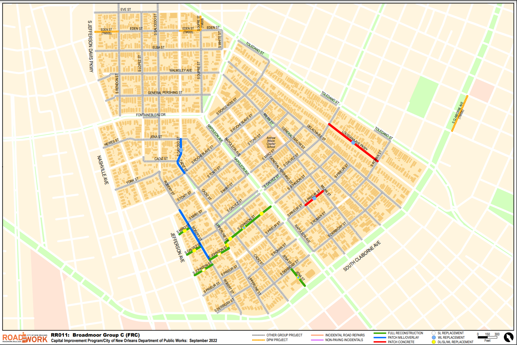 Map of Broadmoor Group C
