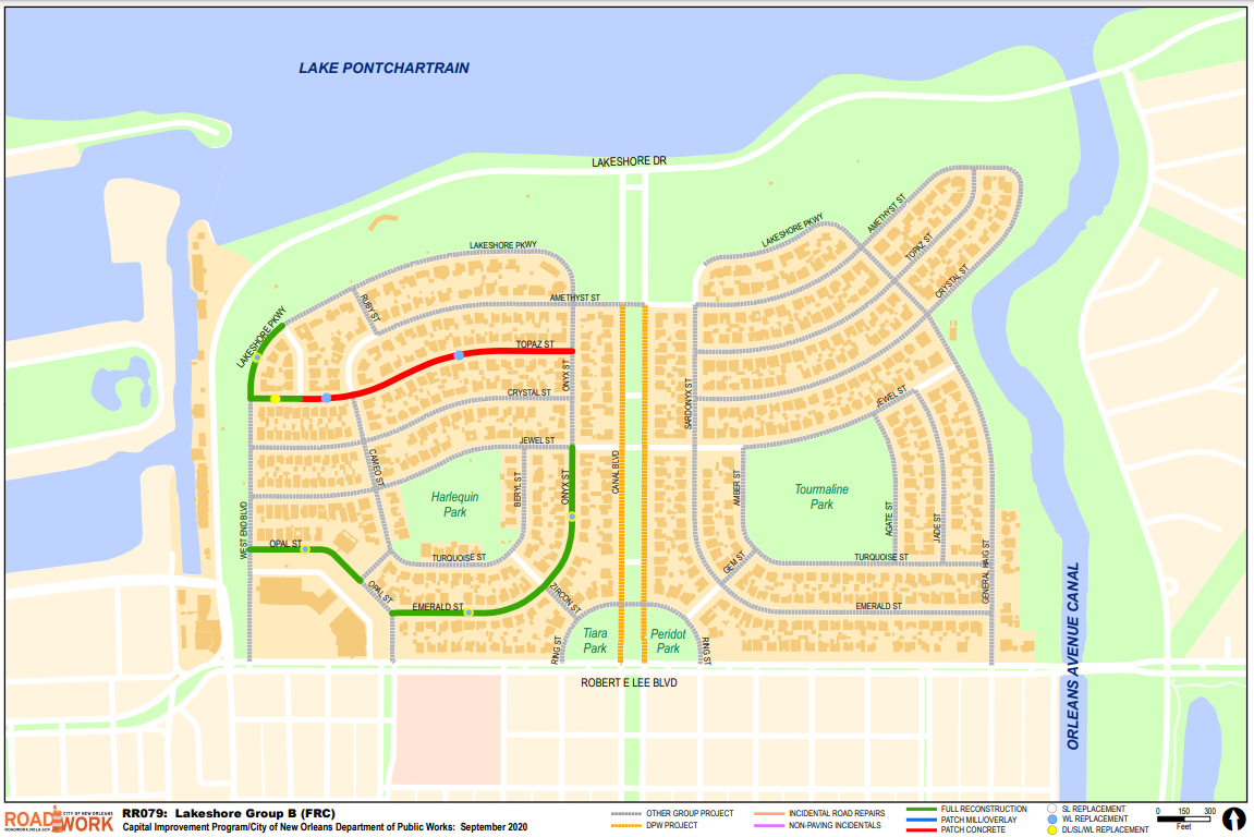 Map of Lakeshore Group B