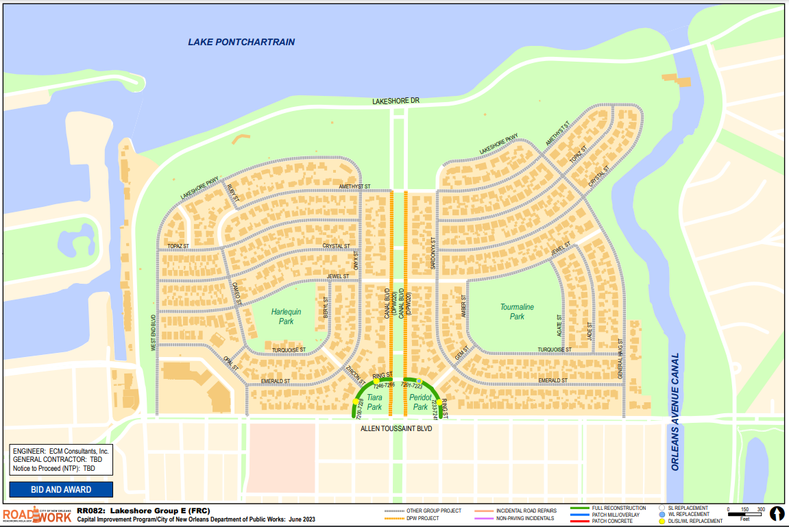Map of Lakeshore Group E