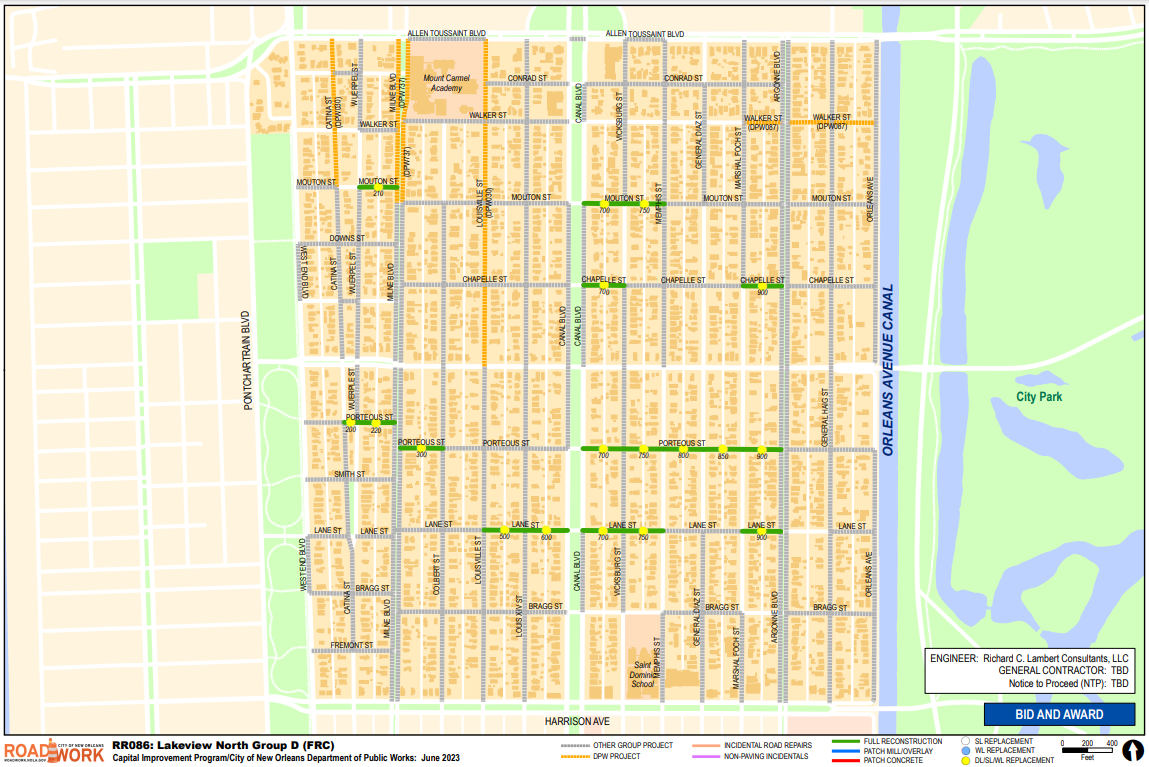 Map of Lakeview North Group D