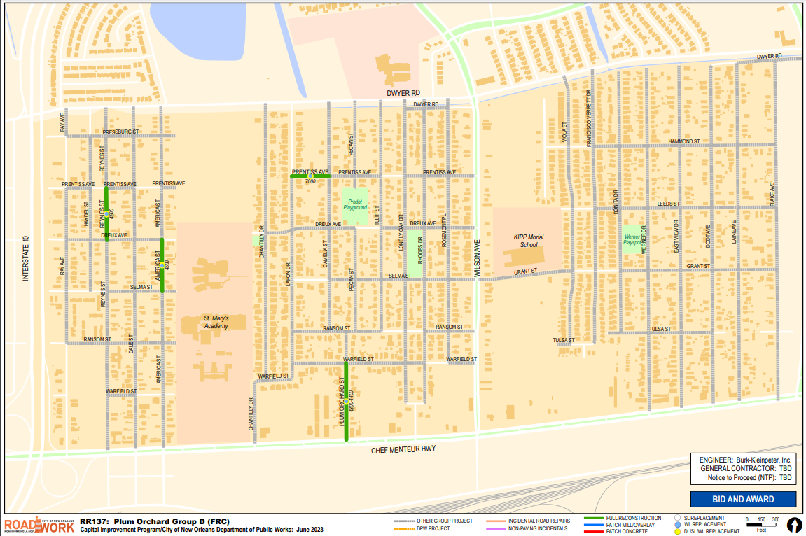 Map of Plum Orchard Group D