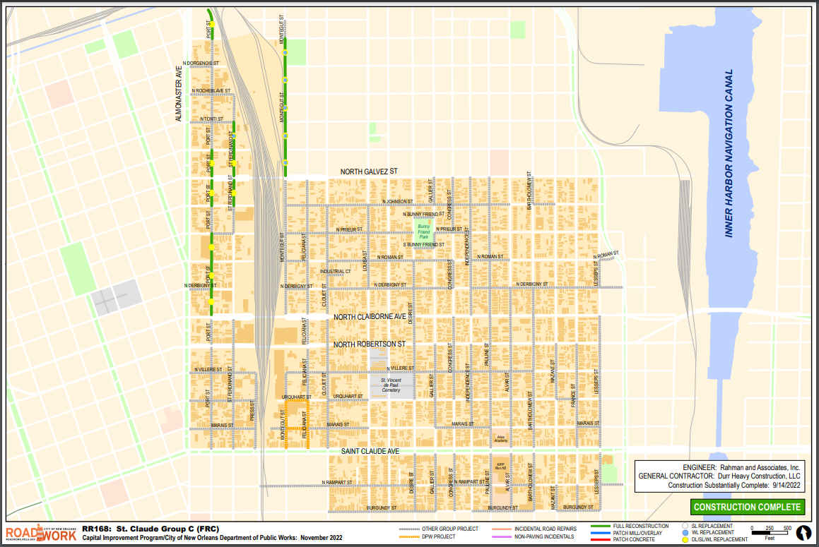 Map of St. Claude Group C
